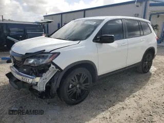 2021 Honda Passport Sport with VIN 5FNYF7H27MB006398, listed as a Copart auction lot 85220484 with 27,526 mi miles and Salvage Title. Bid and sale history available at DreamBid. Image 1.