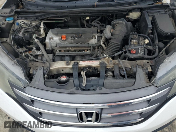 2012 Honda CR-V LX with VIN 5J6RM4H38CL042818, listed as a Copart auction lot 56860095 with 244,937 mi miles and Salvage title. Bid and sale history available at DreamBid. Image 12.