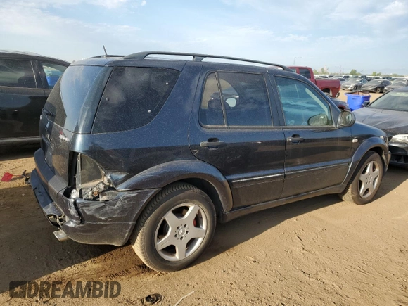 2001 Mercedes-Benz M-Class AMG with VIN 4JGAB74E01A242078, listed as a Copart auction lot 64102894 with 144,519 mi miles and Salvage Title. Bid and sale history available at carsss.com. Image 3.