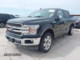 2018 Ford F-150 XL with VIN 1FTEW1E57JFC94834, listed as a IAAI auction lot 42179236 with 76,665 mi miles and . Bid and sale history available at DreamBid. Image 2.