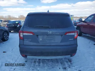 2022 Honda Pilot EX-L with VIN 5FNYF6H56NB098769, listed as a Copart auction lot 46167185 with 60,743 mi miles and Non repairable. Bid and sale history available at DreamBid. Image 6.