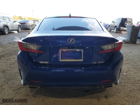 2015 Lexus RC 350 with VIN JTHHE5BC0F5001880, listed as a Copart auction lot 78278324 with 90,325 mi miles and Salvage Title. Bid and sale history available at carsss.com. Image 6.