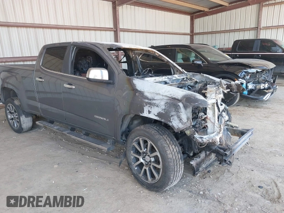 2017 GMC Canyon 4WD Denali z VIN 1GTG6EEN4H1237577, wystawiony jako IAAI lot #42261280 z przebiegiem Nie podano mil oraz . Historia ofert i sprzedaży dostępna na DreamBid. Obrazek 1.
