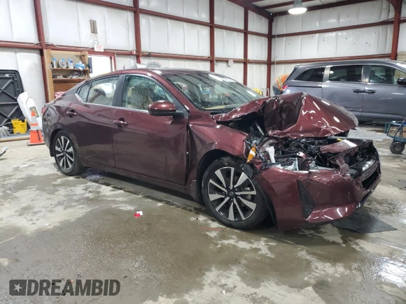 2024 Nissan Sentra SV z VIN 3N1AB8CV8RY229178, wystawiony jako Copart lot #58623595 z przebiegiem 26 139 mil mil oraz Szkoda całkowita • Salvage title. Historia ofert i sprzedaży dostępna na DreamBid. Obrazek 4.