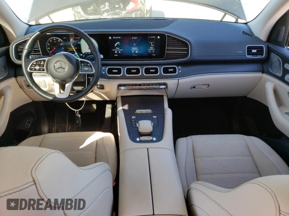 2021 Mercedes-Benz GLS with VIN 4JGFF5KE9MA402996, listed as a Copart auction lot 40803303 with 19,559 mi miles. Bid and sale history available at carsss.com. Image 8.