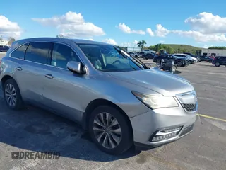 2016 Acura MDX w/Tech with VIN 5FRYD3H46GB004113, listed as a IAAI auction lot 41671704 with 141,476 mi miles. Bid and sale history available at carsss.com. Image 1.