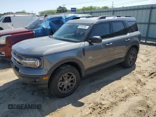 2024 Ford Bronco Sport Big Bend z VIN 3FMCR9B65RRF40980, wystawiony jako Copart lot #52363995 z przebiegiem 2 038 mil mil oraz Czysty tytuł • Clean title. Historia ofert i sprzedaży dostępna na DreamBid. Obrazek 1.