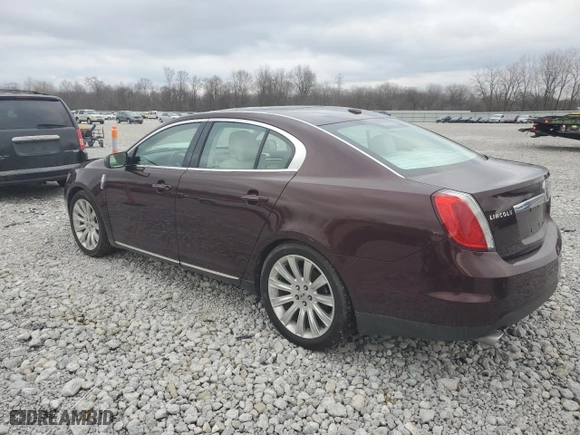 2009 Lincoln MKS with VIN 1LNHM94R19G622675, listed as a Copart auction lot 89158655 with 84,570 mi miles and Salvage Title. Bid and sale history available at carsss.com. Image 2.