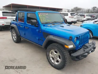2021 Jeep Wrangler Unlimited Willys with VIN 1C4HJXDN3MW744631, listed as a IAAI auction lot 41750469 with 29,411 mi miles and . Bid and sale history available at DreamBid. Image 1.