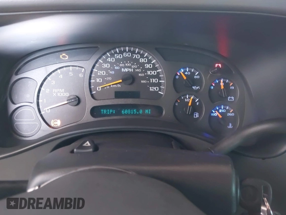 2003 Chevrolet Silverado 1500 with VIN 2GCEC19T731227114, listed as a IAAI auction lot 41858802 with 60,815 mi miles. Bid and sale history available at carsss.com. Image 7.