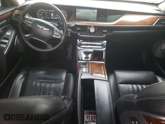 2017 Genesis G90 Premium z VIN KMHG34JA4HU028002, wystawiony jako Copart lot #54210265 z przebiegiem 161 194 mil mil oraz Szkody całkowita. Historia ofert i sprzedaży dostępna na DreamBid. Obrazek 8.