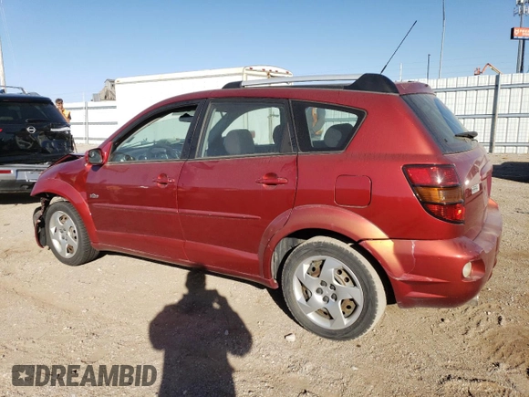 2005 Pontiac Vibe with VIN 5Y2SL63805Z464722, listed as a Copart auction lot 75618334 with 121,910 mi miles and Salvage Title. Bid and sale history available at DreamBid. Image 2.
