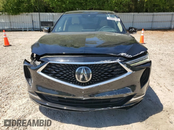 2022 Acura MDX w/Technology Package with VIN 5J8YD9H44NL001310, listed as a Copart auction lot 52868135 with 42,859 mi miles and Salvage Title. Bid and sale history available at carsss.com. Image 5.
