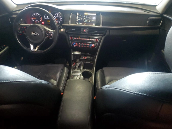 2016 Kia Optima EX with VIN 5XXGU4L38GG108407, listed as a Copart auction lot 51946745 with 217,716 mi miles and Salvage Title. Bid and sale history available at carsss.com. Image 8.