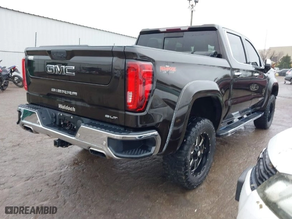 2019 GMC Sierra 1500 SLT with VIN 1GTU9DEL4KZ150449, listed as a IAAI auction lot 41187545 with 94,598 mi miles. Bid and sale history available at carsss.com. Image 4.