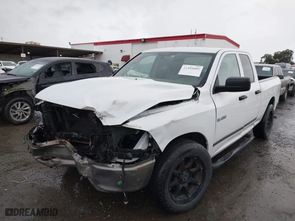 2010 Dodge Ram 1500 ST with VIN 1D7RB1GK3AS196655, listed as a IAAI auction lot 41493605 with 268,509 mi miles. Bid and sale history available at carsss.com. Image 18.