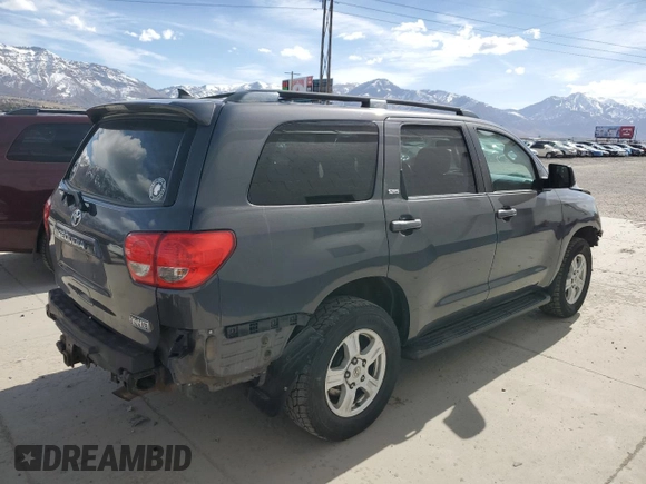 2015 Toyota Sequoia SR5 with VIN 5TDBY5G19FS116946, listed as a Copart auction lot 47614905 with 150,613 mi miles and Salvage Title. Bid and sale history available at carsss.com. Image 3.