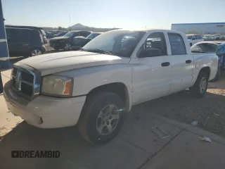 2006 Dodge Dakota SLT with VIN 1D7HE48N86S646708, listed as a Copart auction lot 88348425 with 133,840 mi miles and Salvage Title. Bid and sale history available at DreamBid. Image 1.