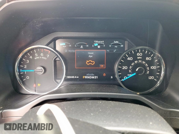 2015 Ford F-150 XLT с VIN 1FTEW1EG0FFA70636, выставлен на аукционе Copart как лот 57271915 с пробегом 190 440 миль миль и Списание • Salvage title. История ставок и продаж доступна на DreamBid. Изображение 9.