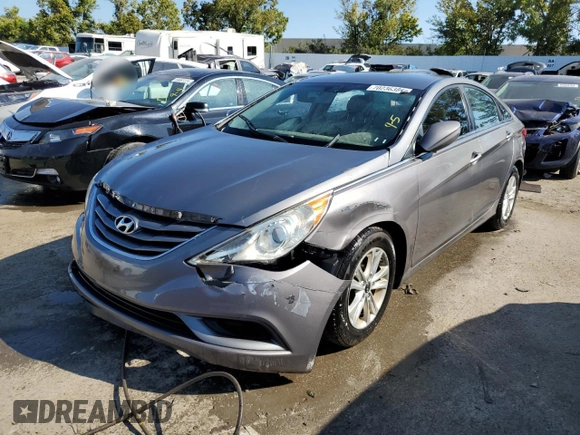 2011 Hyundai Sonata GLS with VIN 5NPEB4AC4BH044735, listed as a Copart auction lot 55756035 with 205,477 mi miles and Non Repairable. Bid and sale history available at DreamBid. Image 1.