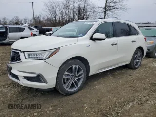 2017 Acura MDX Sport Hybrid w/Advance Pkg with VIN 5FRYD7H7XHB000939, listed as a Copart auction lot 44944615 with 114,820 mi miles and Salvage Title. Bid and sale history available at carsss.com. Image 1.