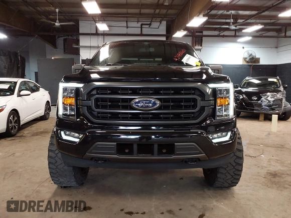2021 Ford F-150 XL with VIN 1FTFW1E57MFA64154, listed as a IAAI auction lot 42480601 with 39,339 mi miles and . Bid and sale history available at DreamBid. Image 12.