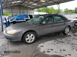 2002 Ford Taurus SES Standard with VIN 1FAFP55U92A197025, listed as a Copart auction lot 53959975 with 166,368 mi miles and Clean Title. Bid and sale history available at carsss.com. Image 1.