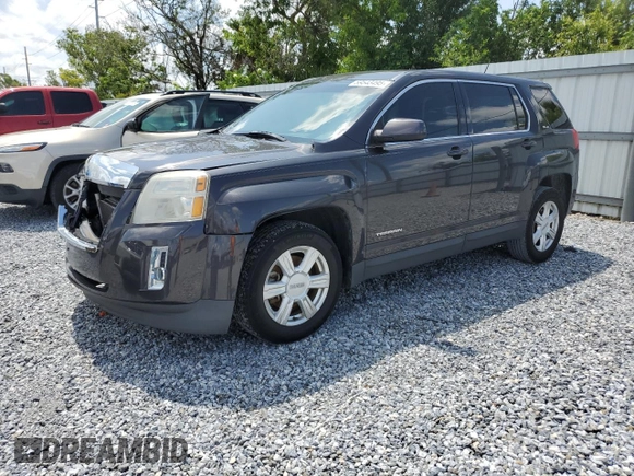 2015 GMC Terrain SLE z VIN 2GKALMEK6F6307710, wystawiony jako Copart lot #59543495 z przebiegiem 101 000 mil mil oraz Czysty tytuł • Clean title. Historia ofert i sprzedaży dostępna na DreamBid. Obrazek 1.