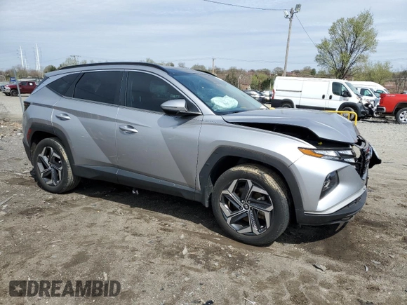 2022 Hyundai Tucson SEL Convenience with VIN KM8JFCA1XNU036219, listed as a Copart auction lot 51356645 with 38,719 mi miles and Salvage Title. Bid and sale history available at carsss.com. Image 4.