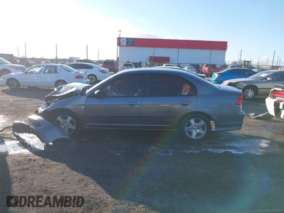 2004 Honda Civic EX with VIN 2HGES26804H624604, listed as a IAAI auction lot 41288262 with 294,964 mi miles. Bid and sale history available at carsss.com. Image 14.