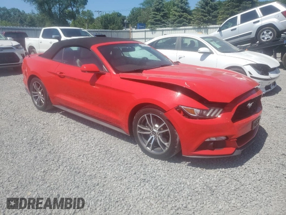 2016 Ford Mustang EcoBoost Premium with VIN 1FATP8UH1G5292803, listed as a Copart auction lot 62628745 with 58,664 mi miles and Salvage title. Bid and sale history available at DreamBid. Image 4.