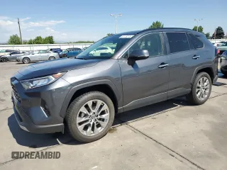 2019 Toyota RAV4 Limited z VIN JTMN1RFVXKD504061, wystawiony jako Copart lot #64115275 z przebiegiem 38 296 mil mil oraz Szkoda całkowita • Salvage title. Historia ofert i sprzedaży dostępna na DreamBid. Obrazek 1.