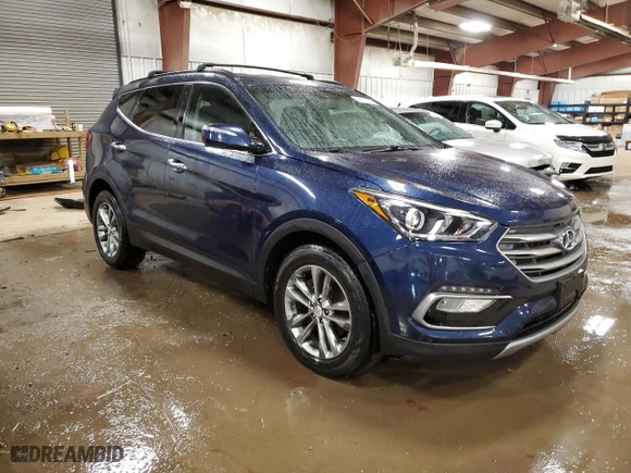 2018 Hyundai Santa Fe Sport Limited with VIN 5XYZUDLA6JG537734, listed as a Copart auction lot 47313155 with 109,611 mi miles and Clean Title. Bid and sale history available at carsss.com. Image 4.