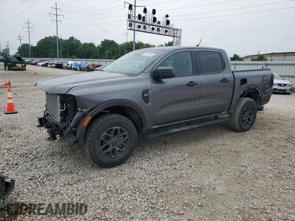 2024 Ford Ranger XLT with VIN 1FTER4HH0RLE28921, listed as a Copart auction lot 61016105 with 5,908 mi miles and Salvage title. Bid and sale history available at DreamBid. Image 1.