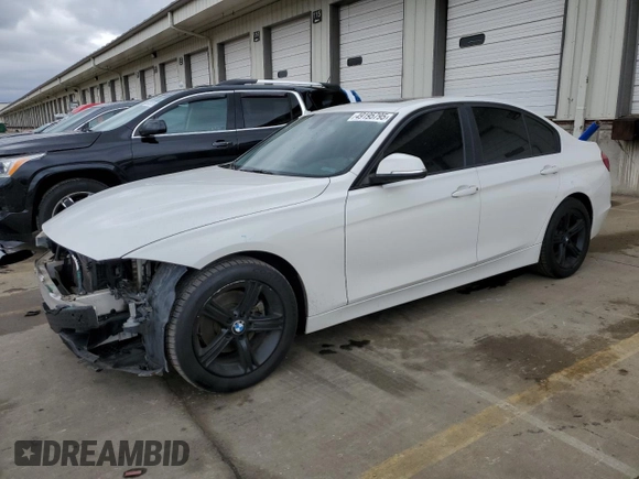 2013 BMW 3 Series 328i with VIN WBA3A5C53DF357929, listed as a Copart auction lot 49195795 with 163,231 mi miles and Salvage title. Bid and sale history available at DreamBid. Image 1.