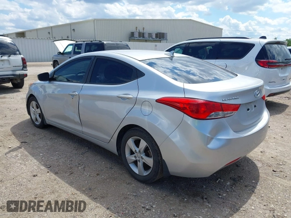 2013 Hyundai Elantra Limited with VIN 5NPDH4AE6DH392129, listed as a IAAI auction lot 42218163 with 185,124 mi miles and . Bid and sale history available at DreamBid. Image 3.