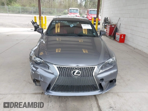 2014 Lexus IS 350 with VIN JTHBE1D23E5012471, listed as a IAAI auction lot 42011268 with 76,188 mi miles. Bid and sale history available at carsss.com. Image 11.