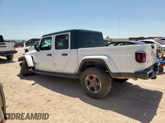 2023 Jeep Gladiator Overland z VIN 1C6HJTFG8PL553372, wystawiony jako Copart lot #57250875 z przebiegiem 14 725 mil mil oraz Szkoda całkowita • Salvage title. Historia ofert i sprzedaży dostępna na DreamBid. Obrazek 2.