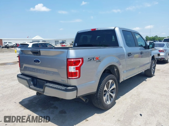 2020 Ford F-150 XL with VIN 1FTEW1EP1LFA48866, listed as a IAAI auction lot 42372305 with 35,375 mi miles and . Bid and sale history available at DreamBid. Image 4.