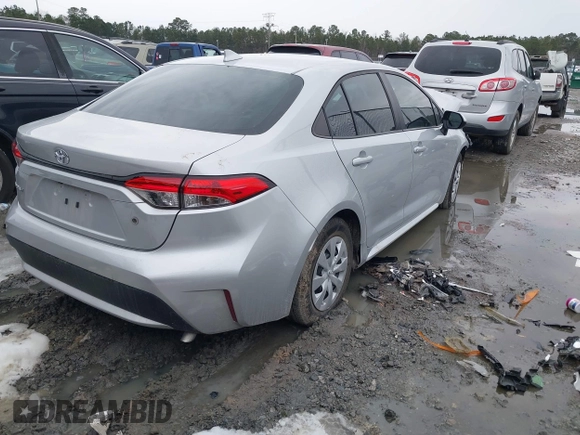 2021 Toyota Corolla L with VIN 5YFDPMAE1MP186674, listed as a IAAI auction lot 41351717 with 38,988 mi miles and . Bid and sale history available at DreamBid. Image 4.