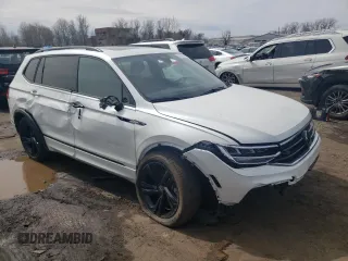 2023 Volkswagen Tiguan SE R-Line Black with VIN 3VV8B7AX9PM092316, listed as a Copart auction lot 51892325 with 24,058 mi miles and Salvage title. Bid and sale history available at DreamBid. Image 4.