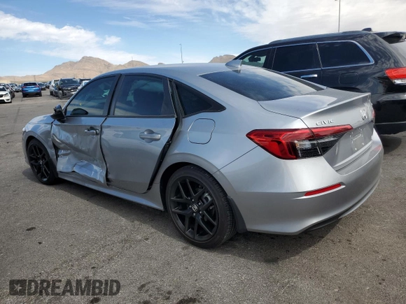 2024 Honda Civic Sport with VIN 2HGFE2F58RH520693, listed as a Copart auction lot 49313475 with 12,997 mi miles and Salvage Title. Bid and sale history available at DreamBid. Image 2.