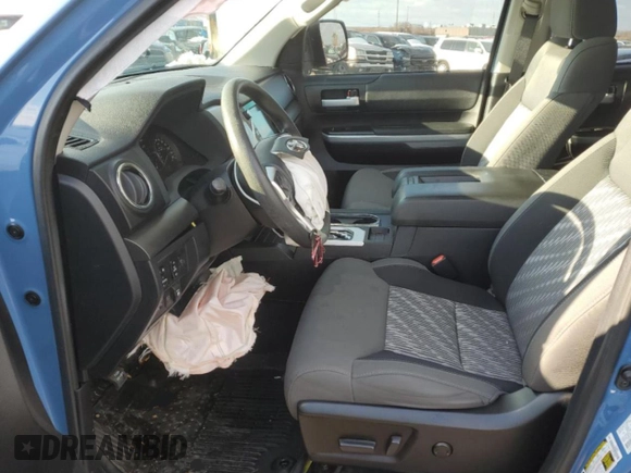 2020 Toyota Tundra 2WD SR5 with VIN 5TFEY5F17LX259009, listed as a Copart auction lot 82742724 with 35,421 mi miles and Salvage Title. Bid and sale history available at carsss.com. Image 7.