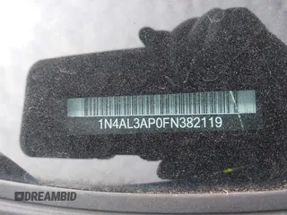 2015 Nissan Altima S with VIN 1N4AL3AP0FN382119, listed as a IAAI auction lot 41997736 with 243,034 mi miles and . Bid and sale history available at DreamBid. Image 9.