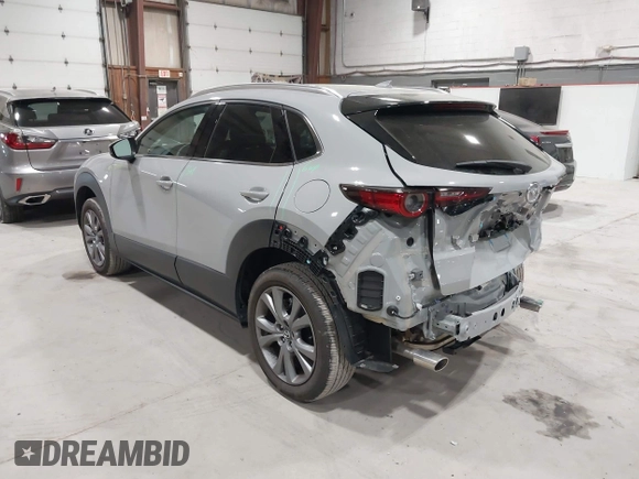 2025 Mazda CX-30 S Premium with VIN 3MVDMBDM5SM788786, listed as a IAAI auction lot 42126428 with 1,370 mi miles and . Bid and sale history available at DreamBid. Image 3.