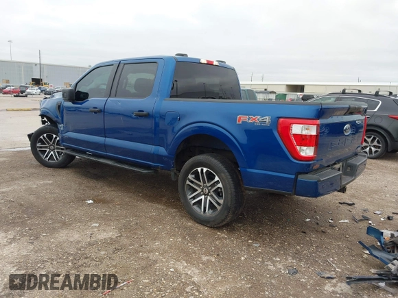 2023 Ford F-150 XL with VIN 1FTEW1EP6PKD00320, listed as a IAAI auction lot 41562733 with 19,468 mi miles. Bid and sale history available at carsss.com. Image 3.
