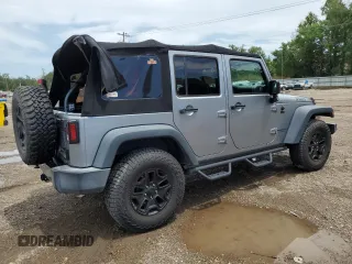 2016 Jeep Wrangler Unlimited Sport with VIN 1C4BJWDG8GL346676, listed as a Copart auction lot 57972665 with 57,515 mi miles and Salvage title. Bid and sale history available at DreamBid. Image 3.