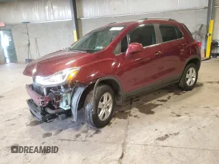 2017 Chevrolet Trax LT with VIN 3GNCJPSB9HL193319, listed as a Copart auction lot 87454284 with 67,392 mi miles and Salvage Title. Bid and sale history available at carsss.com. Image 1.