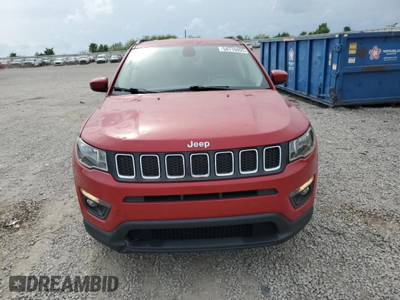 2018 Jeep Compass Altitude with VIN 3C4NJCBBXJT503252, listed as a Copart auction lot 54716095 with 72,889 mi miles and Salvage title. Bid and sale history available at DreamBid. Image 5.