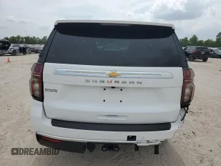 2022 Chevrolet Suburban LS with VIN 1GNSCBKD3NR202966, listed as a Copart auction lot 62021864 with 35,851 mi miles and Salvage Title. Bid and sale history available at DreamBid. Image 6.